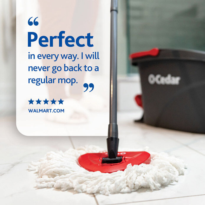 O-Cedar EasyWring Spin Mop & Bucket System