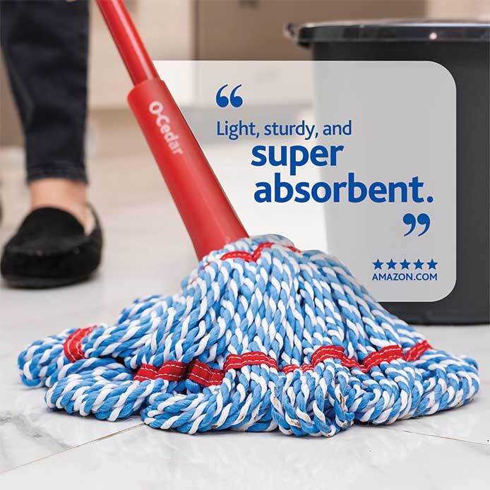 O-Cedar MicroTwist MAX Microfiber Twist Mop