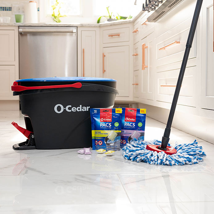 O-Cedar RinseClean Spin Mop & Two Bucket System