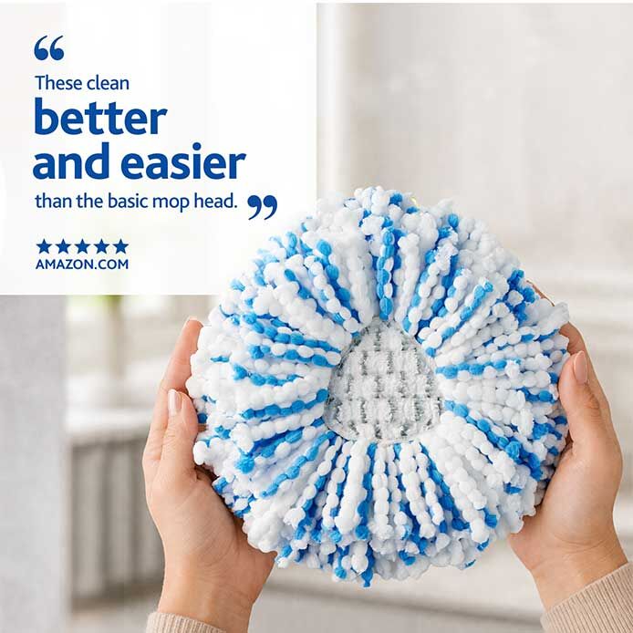O-Cedar RinseClean Deep Clean Mop Head Replacement